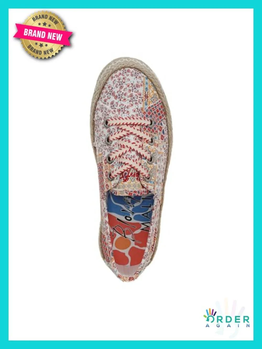 Canvas Espadrille Sneakers - Cushioned Footbed, Vegan, Lace-Up